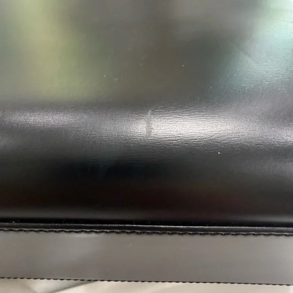 Cartier Black Leather Tote with Silver Hardware - Picture 7 of 13